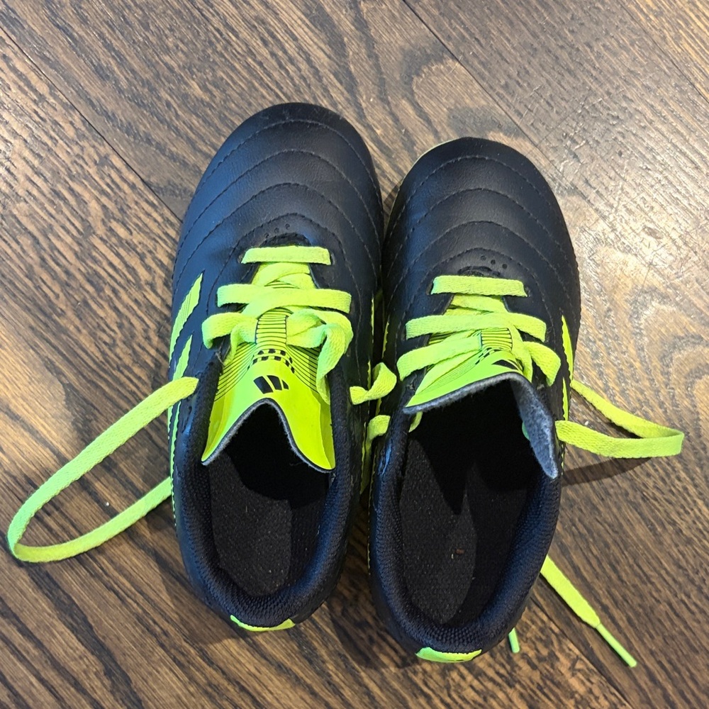 Kids Black and Yellow Athletic Shoes